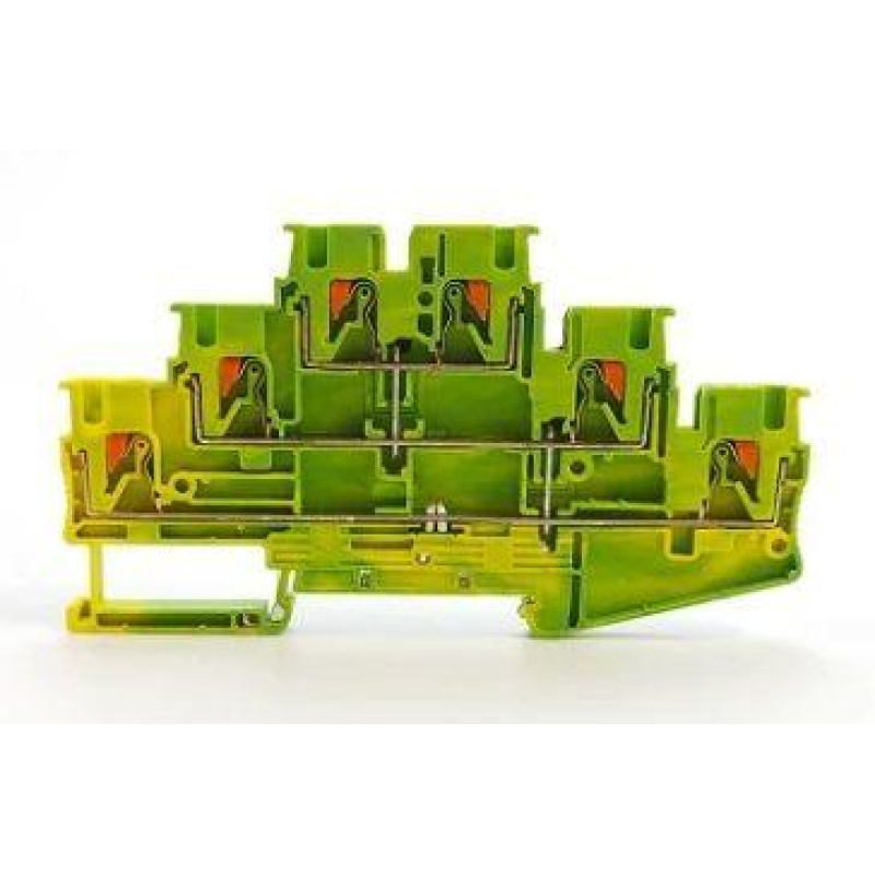 Клемна Колодка Набірна Pt 2.5мм2 3-Рівнева 1-1, 1-1, 1-1 На Din-Рейку Ж/З ENERGIO