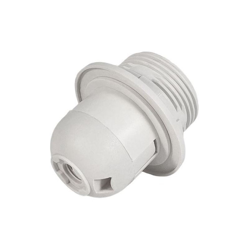 Патрон E27 Пластиковий З Кільцем люстровий ENERGIO