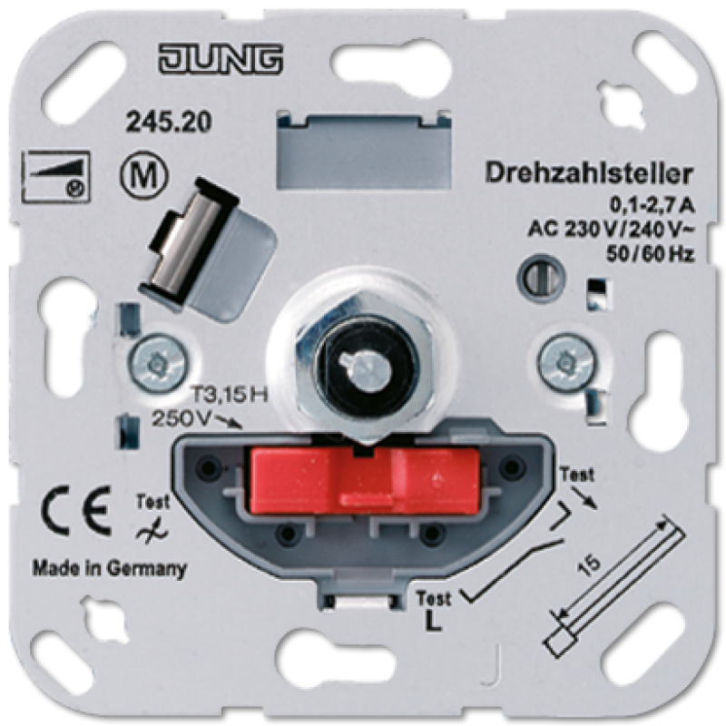 Регулятор частоти обертання двигунів (виключення поворотом) 245.20 Регулятор частоти обертання двигунів (виключення поворотом) 245.20