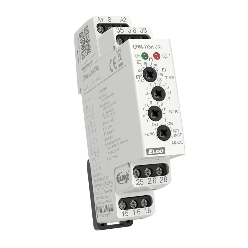 Мультифункціональне реле часу CRM-113H/UNI