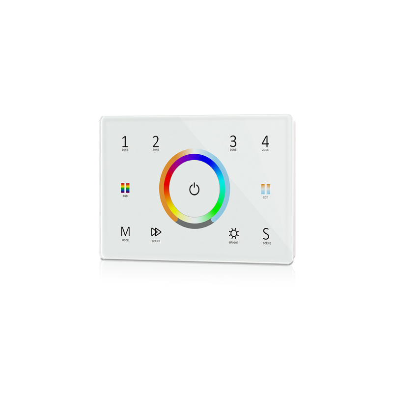 Usmart Panel UT15(IT) (White) RGB+CCT Вбудована сенсорна панель DMX + RF 2.4 ГГц Usmart Panel UT15(IT) (White) RGB+CCT Вбудована сенсорна панель DMX + RF 2.4 ГГц