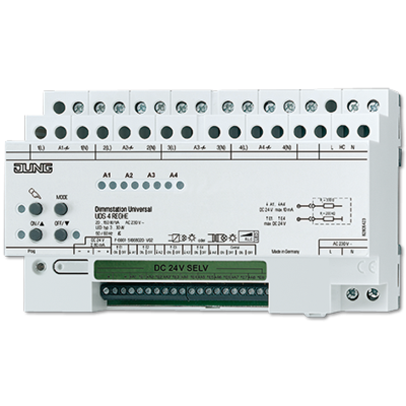 Димерна світлодіодна станція «універсальна», 4 групи UDS4REGHE