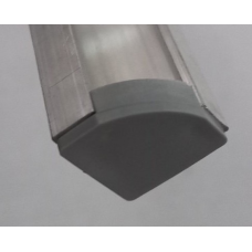 Профіль для світлодіодної стрічки кутової ЛПУ17 з розсіювачем