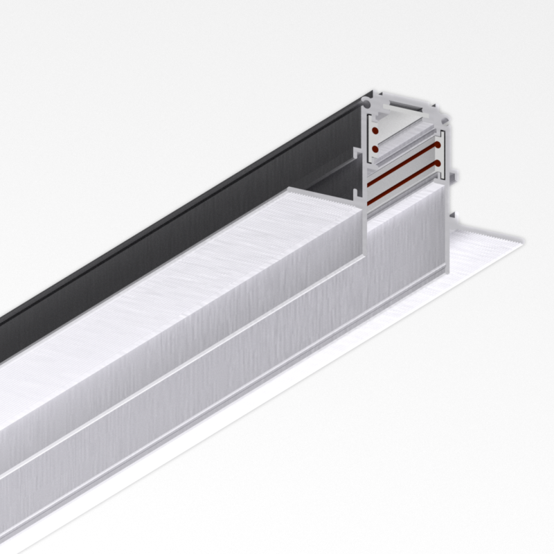 Профіль ULIGHT S20 магнітний трековий white 1м Світлий