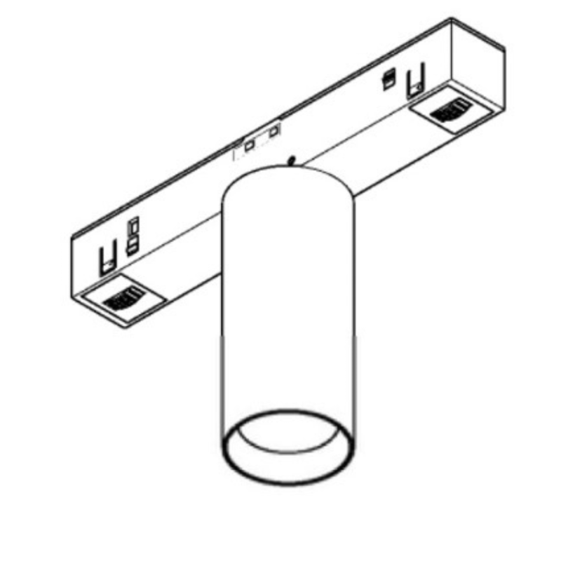 Світильник трековий ULIGHT Short Not Spot28 3W 3000К black Світильник трековий ULIGHT Short Not Spot28 3W 3000К black