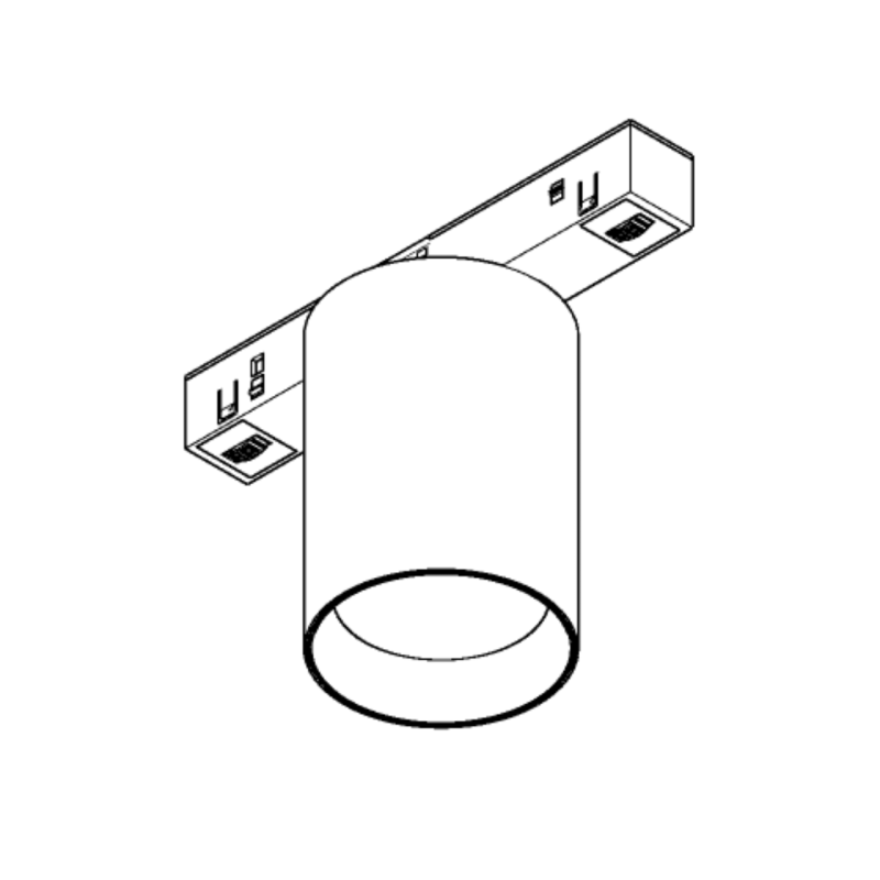 Світильник трековий ULIGHT Short Not Spot50 7W 3000K black
