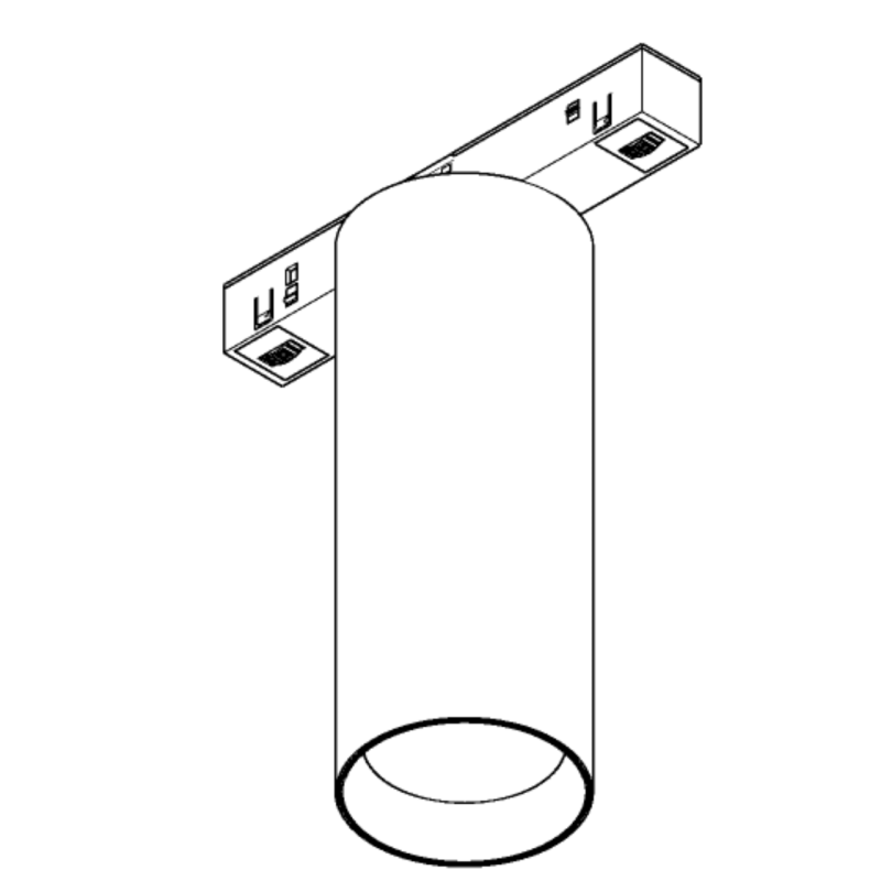 Світильник трековий ULIGHT Short Not Spot50 11W 3000K white Світильник трековий ULIGHT Short Not Spot50 11W 3000K white