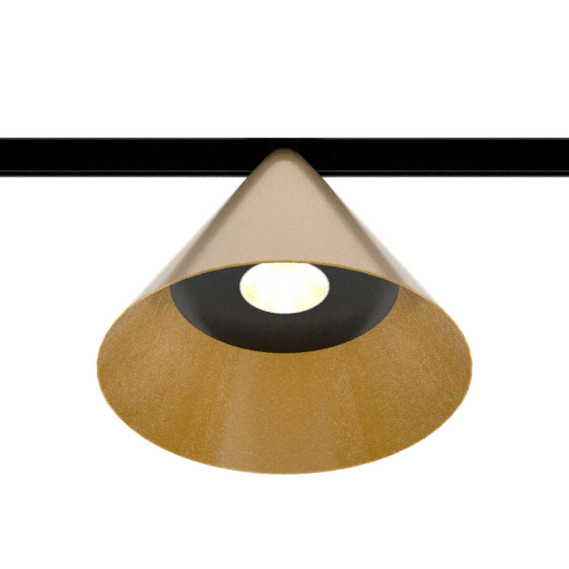 Світильник трековий ULIGHT Bell 150 intrack 12W 3000К gold