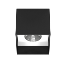 Світильник накладний ULIGHT Kub80 s 12W black/white 4000К