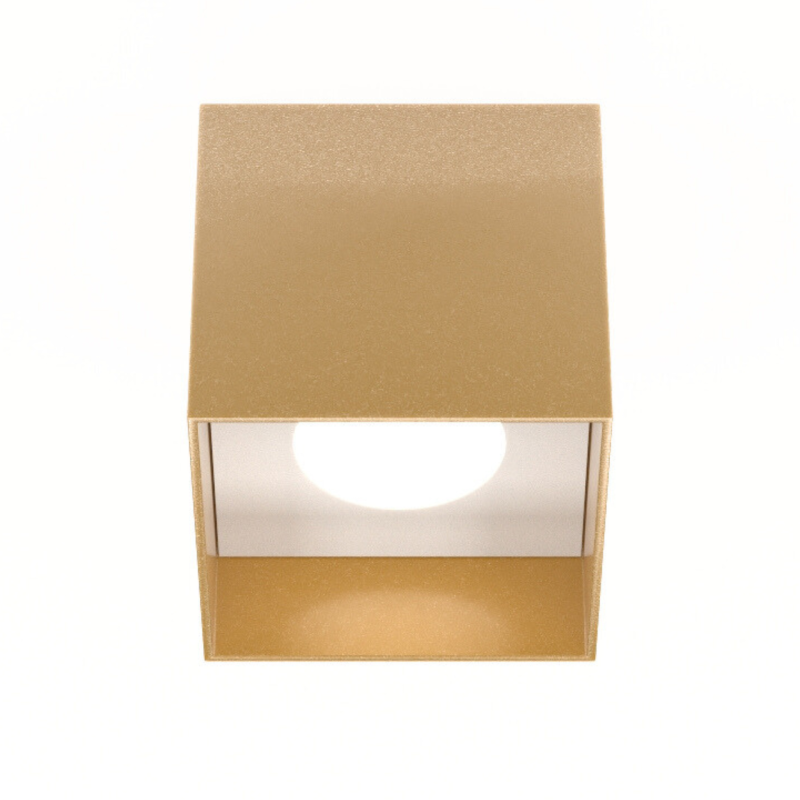 Світильник накладний ULIGHT Kub80 s 12W gold/white 4000К