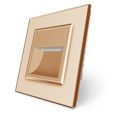 Світильник для сходів Підсвітка підлоги Livolo золото скло (VL-C7FCL1-2AP)