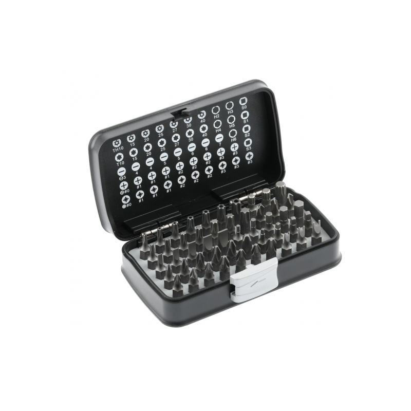 Набір викруткових біт HOEGERT 50шт. (HT1R461) Набір викруткових біт HOEGERT 50шт. (HT1R461)