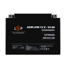 Акумулятор AGM LPM 12V - 26 Ah
