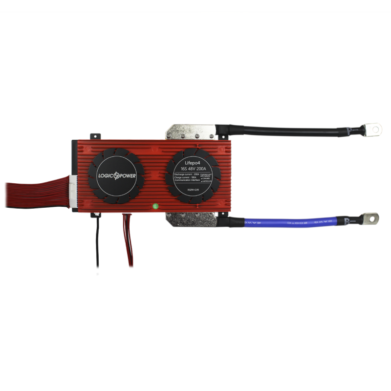 Smart BMS плата LP LiFePO4 48V 16S Dis 200A Ch 100A UART+RS485+CAN Smart BMS плата LP LiFePO4 48V 16S Dis 200A Ch 100A UART+RS485+CAN