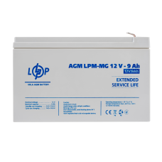 Акумулятор мультигелевий LPM-MG 12V - 9 Ah