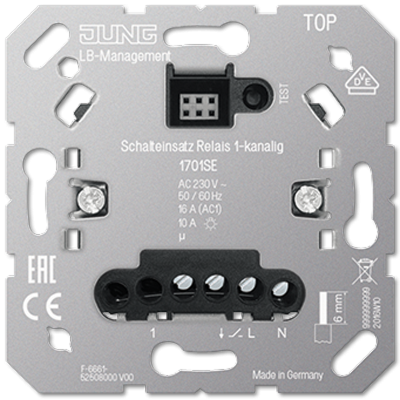 Релейний вставка 1 канал 1701SE