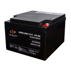 Акумулятор AGM LPM 12V - 26 Ah під болт М5