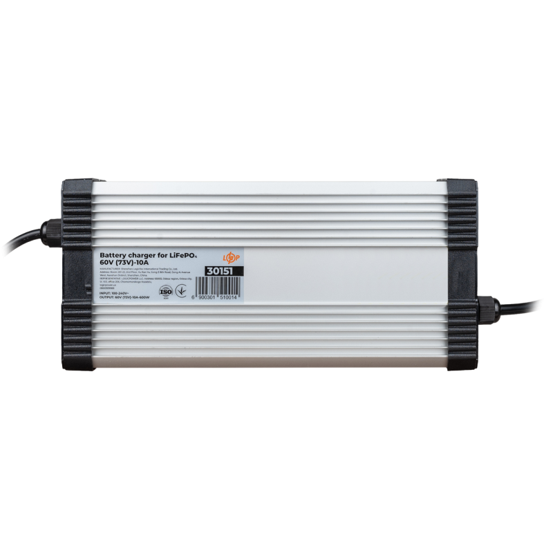 Зарядний пристрій для акумуляторів LiFePO4 60V (73V)-10A-600W Зарядний пристрій для акумуляторів LiFePO4 60V (73V)-10A-600W