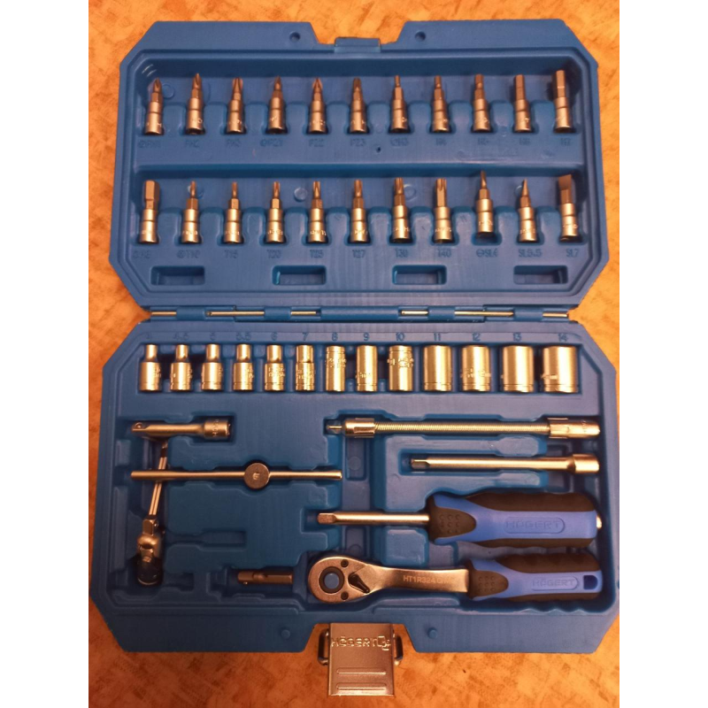 Інструменти HOEGERT набір 46 шт. 1/4“