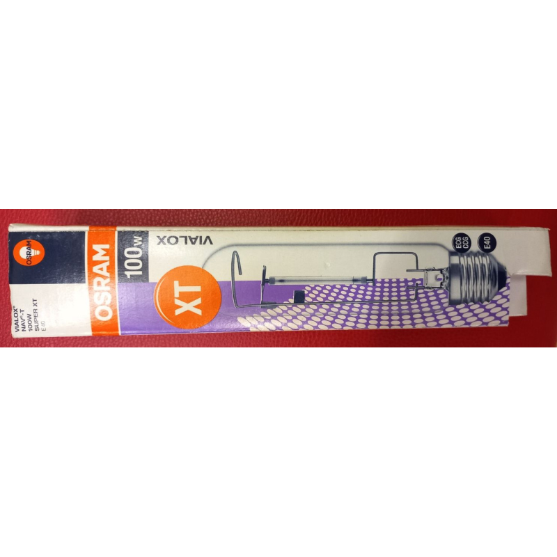 Лампа натрієва OSRAM NAV-T 100W SUPER XT E40 ДНАТ Лампа натрієва OSRAM NAV-T 100W SUPER XT E40 ДНАТ
