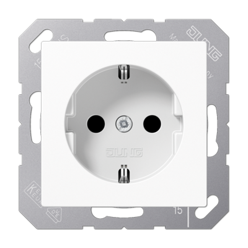 SCHUKO®-розетка 16 A / 250 B ~ A1521WW