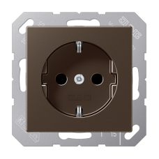 SCHUKO®-розетка JUNG 16 A / 250 B ~ A1520WW колір моко, A 1520 MO