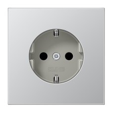 Розетка JUNG 16 A / 250 B ~ LS1520 Алюміній, AL 1520