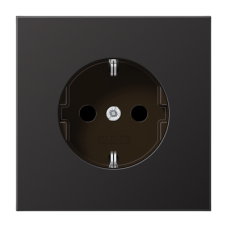 Розетка JUNG 16 A / 250 B ~ LS1520 dark (лакирів. алюміній), AL 1520 D