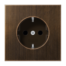 Розетка JUNG 16 A / 250 B ~ LS1520 латунь Antik, ME 1520 AT