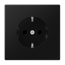 Розетка JUNG 16 A / 250 B ~ LS1520 матовий чорний графіт LS1520SWM