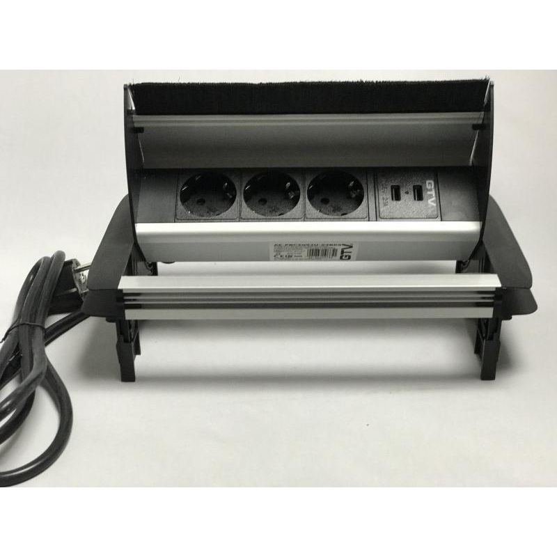 Подовжувач Настільний Без Нижнього Корпусу, 3X гн. Schucko, Інокс, З Кабелем 1,5 метра (Ae-Pbc3Gs-51Bk) GTV Подовжувач Настільний Без Нижнього Корпусу, 3X гн. Schucko, Інокс, З Кабелем 1,5 метра (Ae-Pbc3Gs-51Bk) GTV