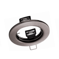 Світильник врізний точковий круглий GTV PARMA, IP20, старе золото (сталь)