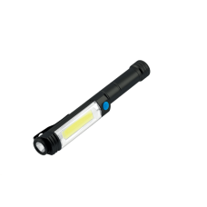 Ліхтарик світлодіодний на батарейках GTV 3xAA, 6Вт, 6400К, IP44, чорний