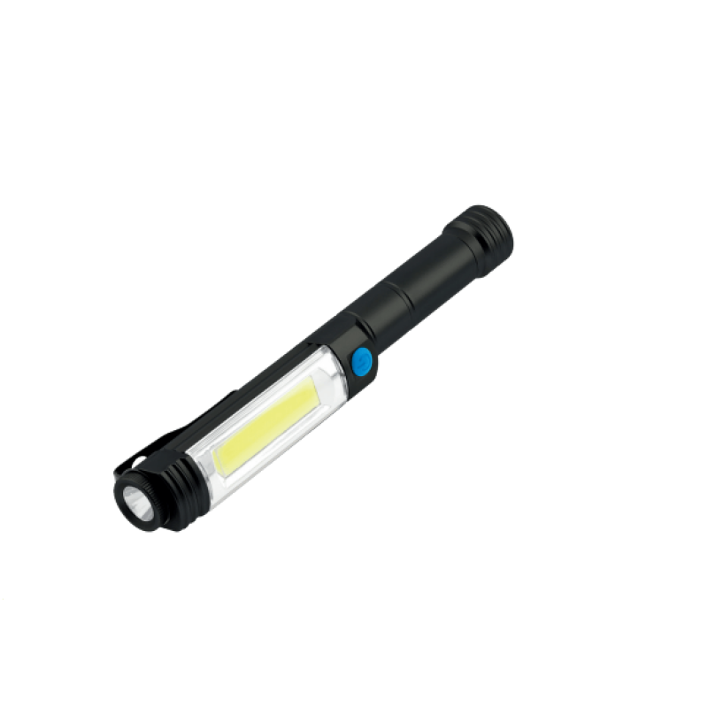 Ліхтарик світлодіодний на батарейках GTV 3xAA, 6Вт, 6400К, IP44, чорний Ліхтарик світлодіодний на батарейках GTV 3xAA, 6Вт, 6400К, IP44, чорний