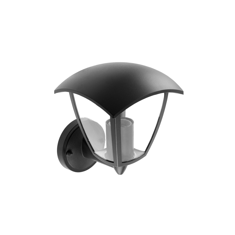 Світильник садовий GTV MARINA-AU, E27, max.20W, IP54, бра, чорне