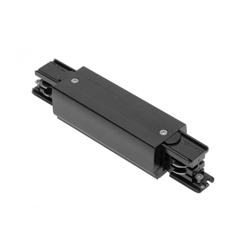 З“єднувач з можливістю живлення для шинопроводу GTV (3-фазний), 166x35 мм, чорний