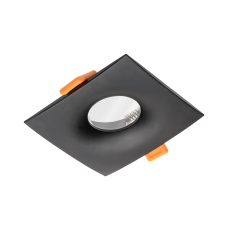 Світильник врізний точковий GTV ALESSIO, IP54, квадрат, чорний (OP-ALSKW-00)