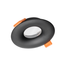Світильник врізний точковий GTV ALESSIO, IP54, круглий, чорний (OP-ALSOK-00)