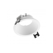 Стельовий точковий світильник GTV KERLA, IP20, круглий, Ø85х36мм, білий (пластик)