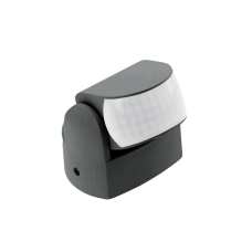 Датчик руху GTV CR-9 mini, max.1200W, 180°/360°, R12м, IP65, чорний (CR-CR9M00-10)