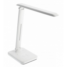Настільна лампа з індукційною зарядкою GTV IZUKA LED, 6W, CCT, біла, працює від power bank (LB-IZK6WCCT-00)