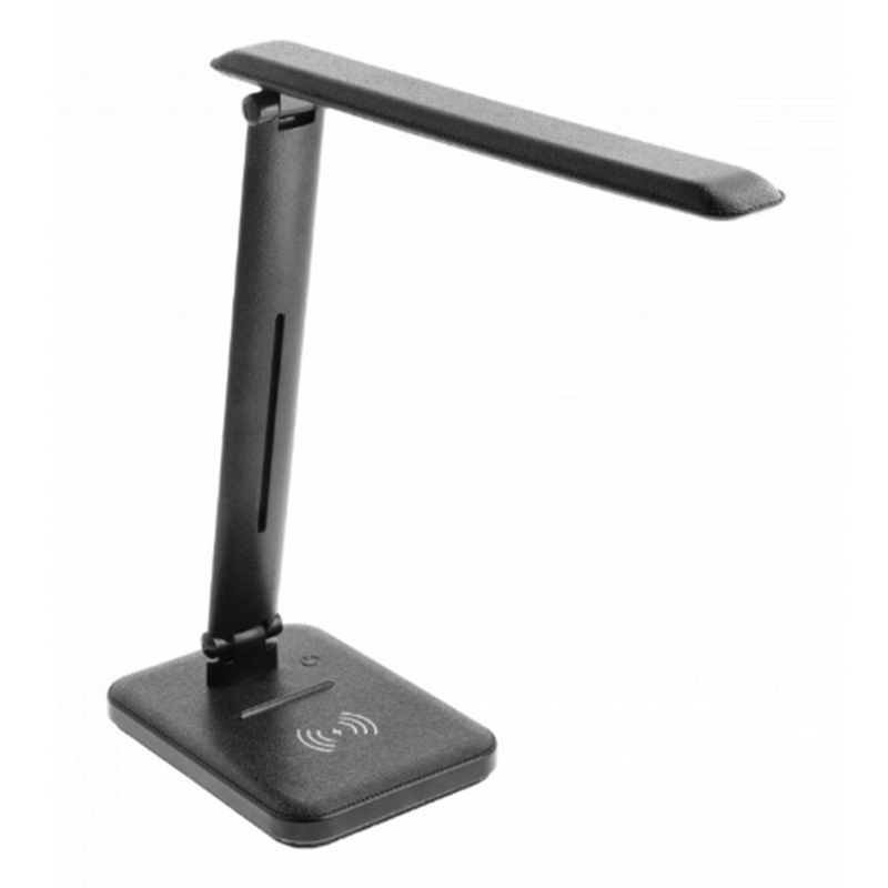 Настільна лампа з індукційною зарядкою GTV IZUKA LED, 6W, CCT, чорна, працює від power bank (LB-IZK6WCCT-10)