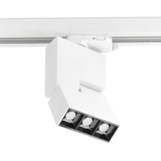 Світильник трековий LED GTV SIERRA, 8W, IP20, 4000K, 48°, білий (XLD-SRA08WB-NB)