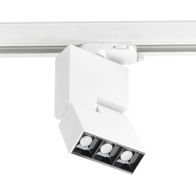 Світильник трековий LED GTV SIERRA, 8W, IP20, 4000K, 48°, білий (XLD-SRA08WB-NB)