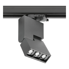 Світильник трековий LED GTV SIERRA, 8W, IP20, 4000K, 48°, чорний (XLD-SRA08WC-NB)