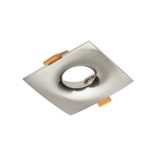 Світильник врізний точковий GTV AURORA, IP20, квадратний, срібний