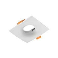 Світильник врізний точковий GTV AURORA, IP20, квадратний, білий
