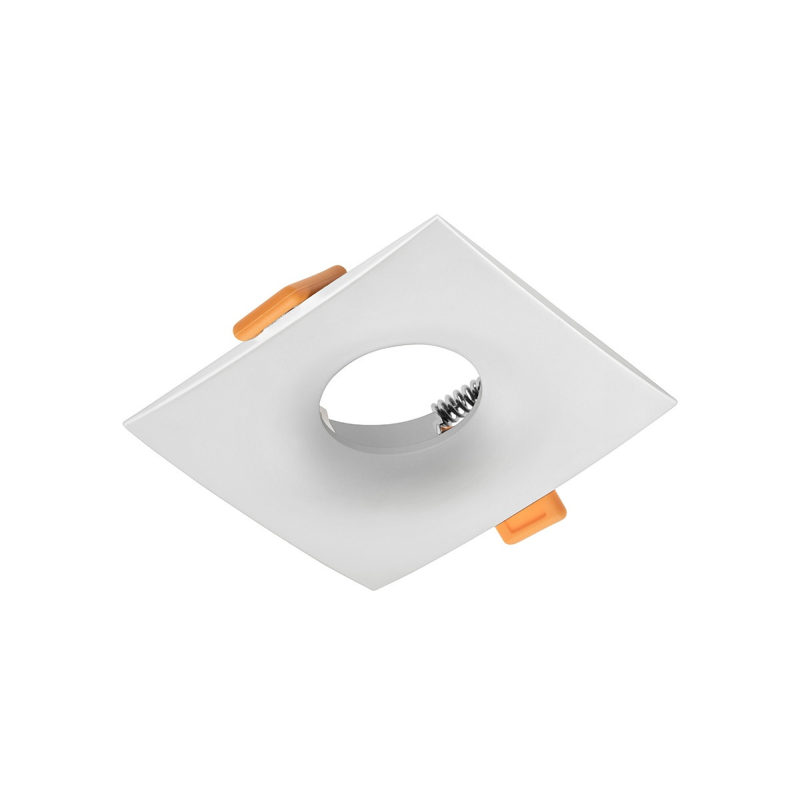 Світильник врізний точковий GTV AURORA, IP20, квадратний, білий Світильник врізний точковий GTV AURORA, IP20, квадратний, білий