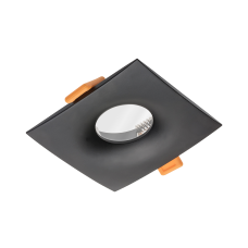 Світильник врізний точковий GTV AURORA, IP20, квадратний, чорний (OP-AURKWC-00)