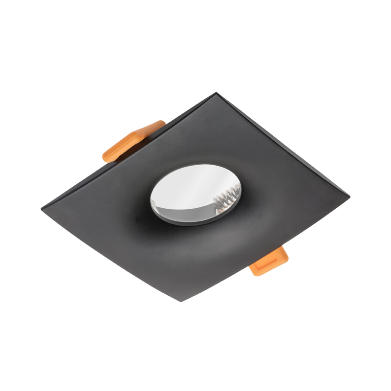 Світильник врізний точковий GTV AURORA, IP20, квадратний, чорний (OP-AURKWC-00) Світильник врізний точковий GTV AURORA, IP20, квадратний, чорний (OP-AURKWC-00)